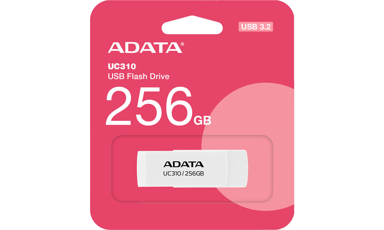 Pendrive ADATA 256 GB UC310 weiß USB 3.2 Gen1
