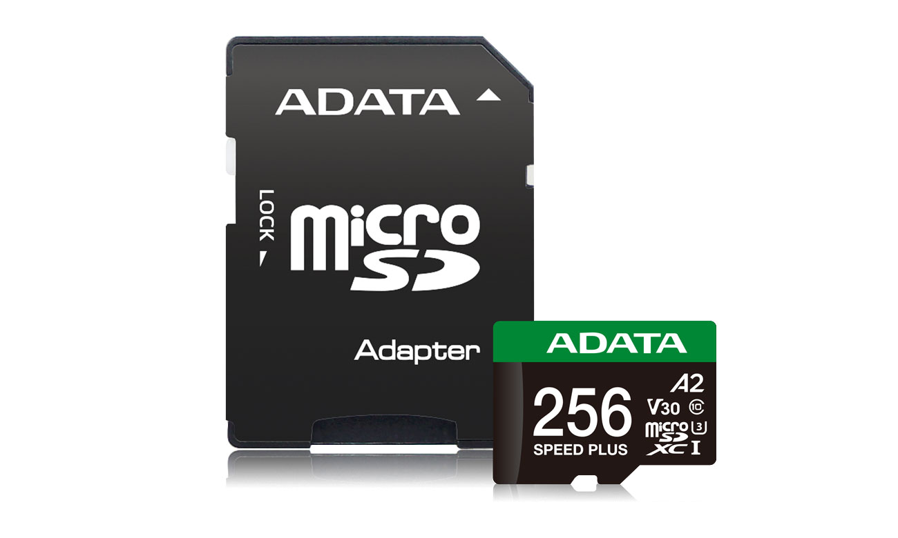 256GB microSDXC Speed plus UHS-I U3 V30