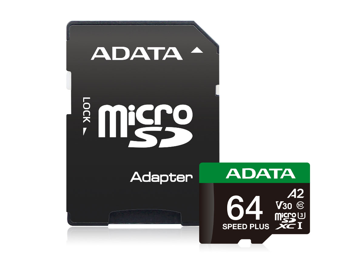 64GB microSDXC Speed plus UHS-I U3 V30
