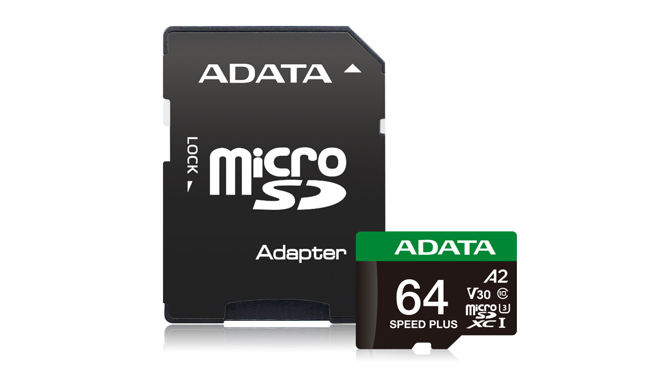 64GB microSDXC Speed plus UHS-I U3 V30