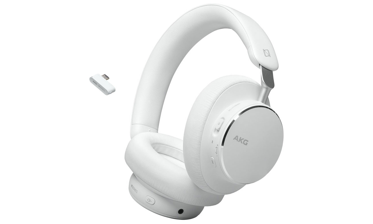 Drahtlose AKG N9 Hybrid ANC Kopfhörer - Frontansicht im Winkel