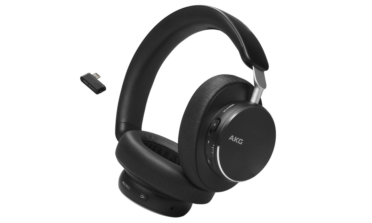 Drahtlose AKG N9 Hybrid ANC Kopfhörer - Frontansicht im Winkel