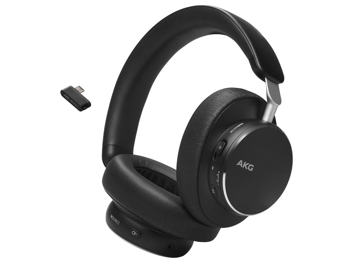 Drahtlose AKG N9 Hybrid ANC Kopfhörer - Frontansicht im Winkel