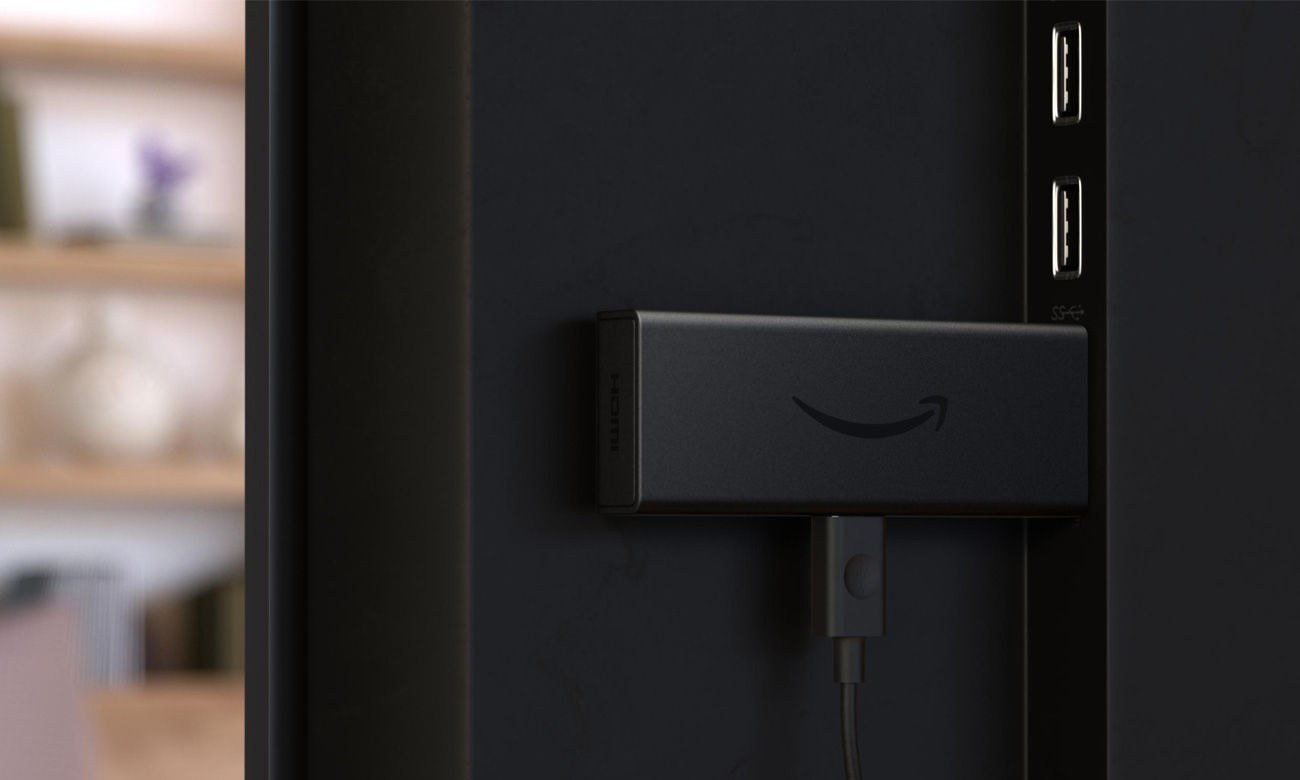 Amazon Fire TV Stick mit Alexa-Fernbedienung (3. Generation) - Kompaktes Design erleichtert die Installation