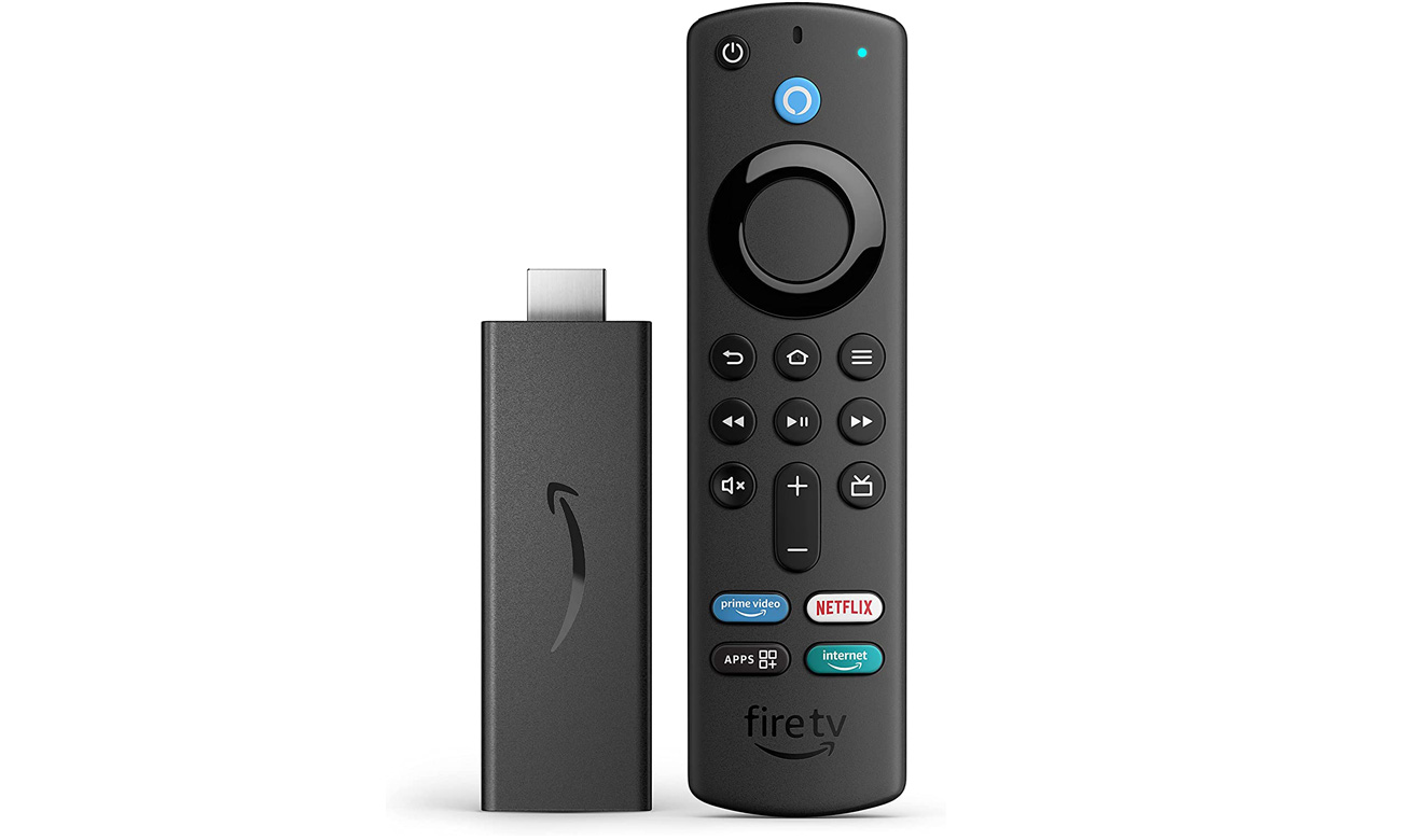 Amazon Fire TV Stick mit Alexa-Fernbedienung (3. Generation) - Frontalansicht