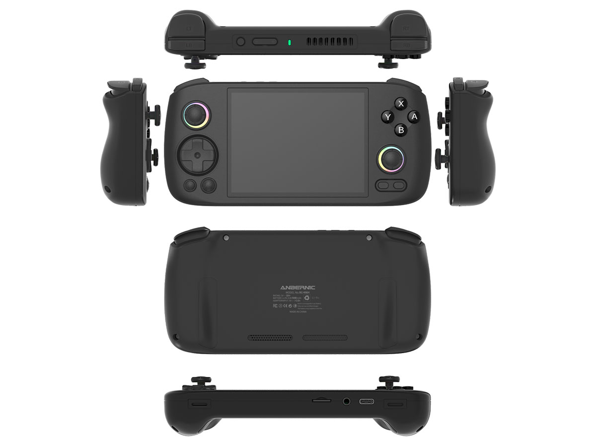Anbernic RG406H Schwarz Aufbau