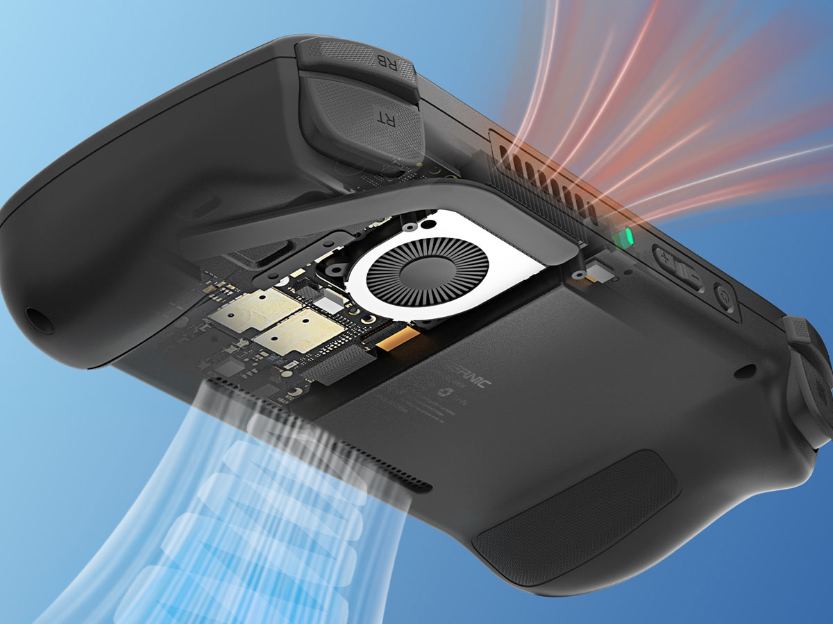 Anbernic RG406H Schwarz Kühlung