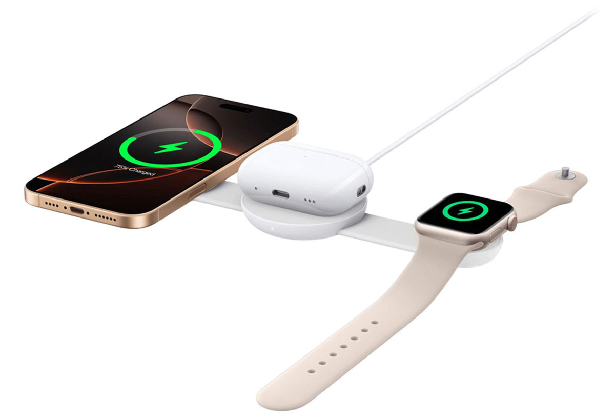 Anker MagGo Wireless Ladestation 3-in-1 Klapppad weiß