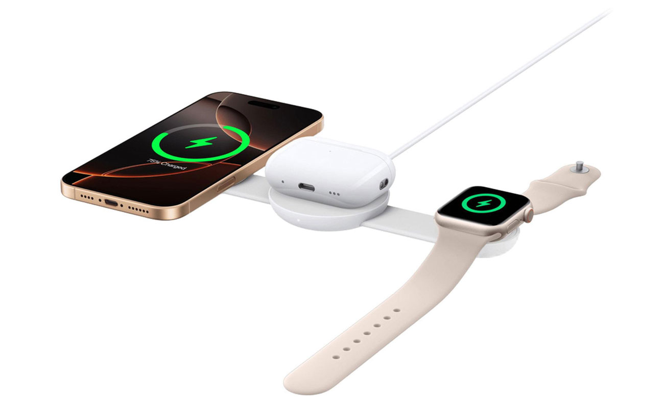 Anker MagGo Wireless Ladestation 3-in-1 Klapppad weiß