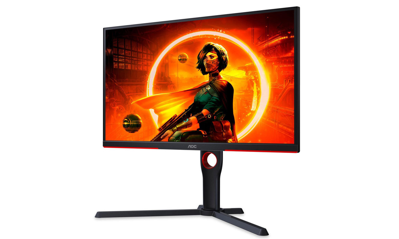 AOC Gaming 25G3ZM/BK Frontansicht im Winkel