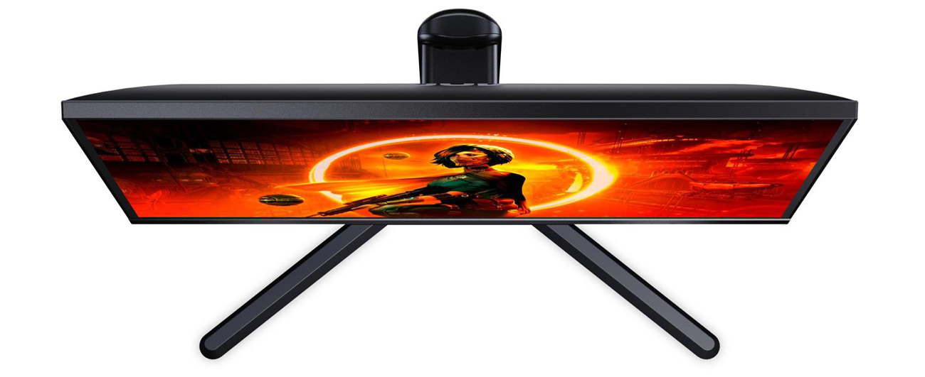 AOC Gaming 25G3ZM/BK Ansicht von oben im Winkel