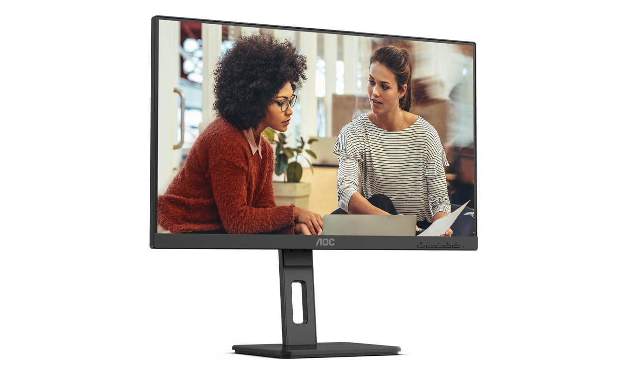 AOC 27E3QAF Frontansicht im Winkel