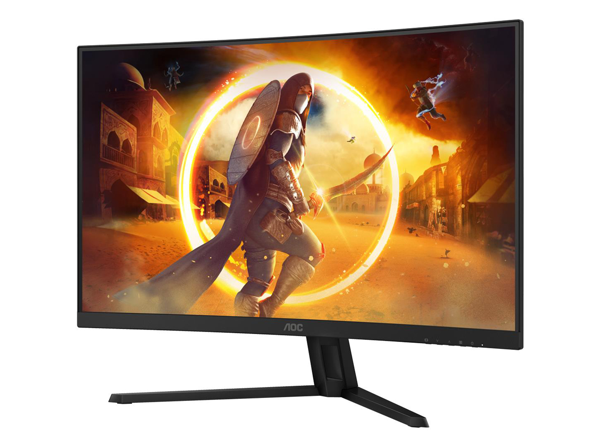 Monitor AOC CQ32G4VE - Ansicht von vorne im Winkel