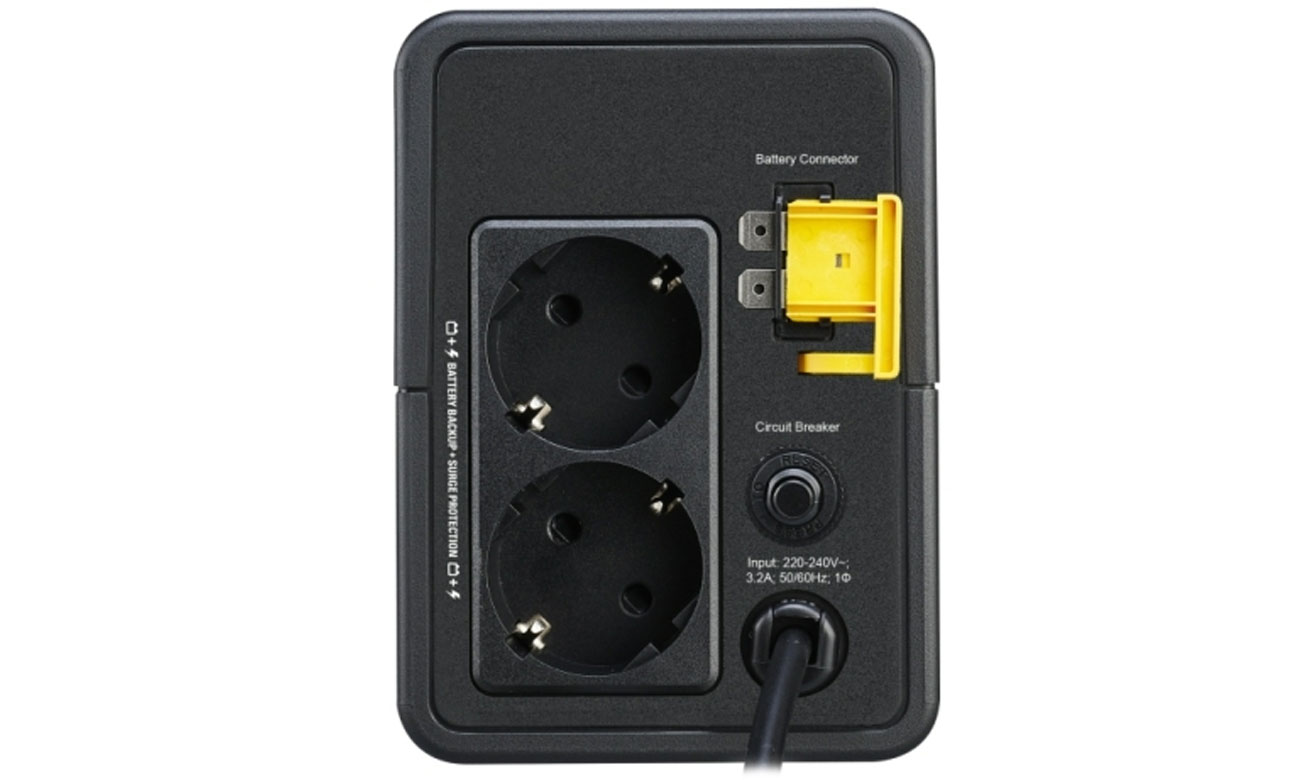 Notstromversorgung APC Easy-UPS Anschlüsse