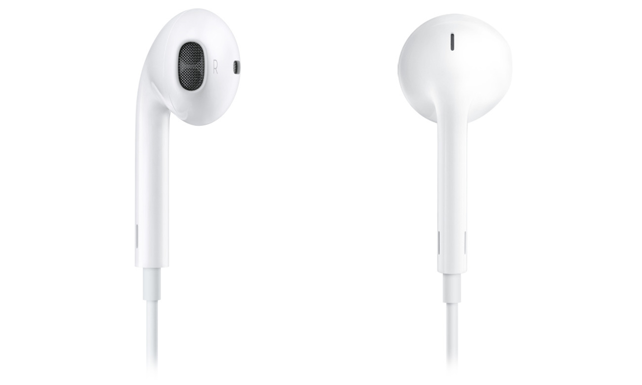 Słuchawki przewodowe Apple EarPods ze złączem USB-C - Widok lewej i prawej słuchawki