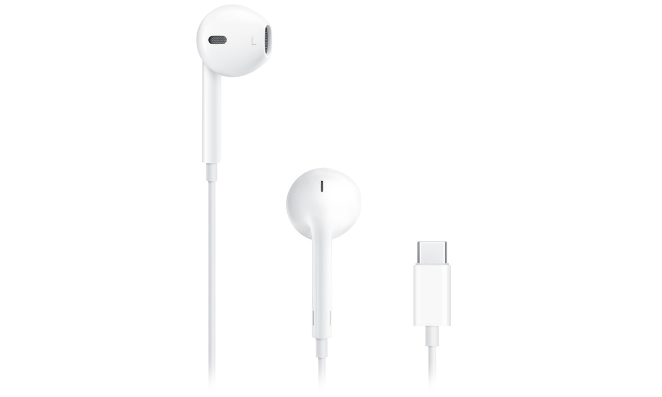Słuchawki przewodowe Apple EarPods ze złączem USB-C - Widok ogólny