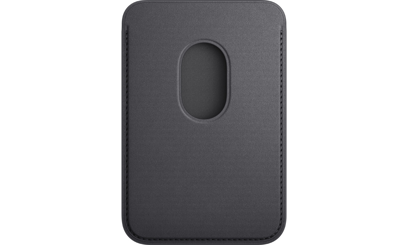 iPhone Feingewebe Wallet mit MagSafe – Schwarz