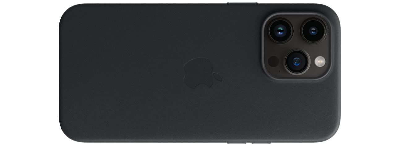 Apple iPhone 14 Pro Max Leather Case mit MagSafe Mitternacht