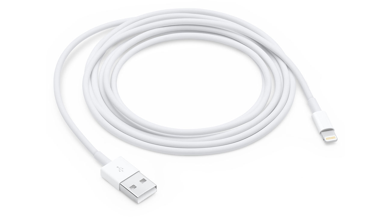 Kabel zu iPhone, iPad (Lightning) 2m weiß