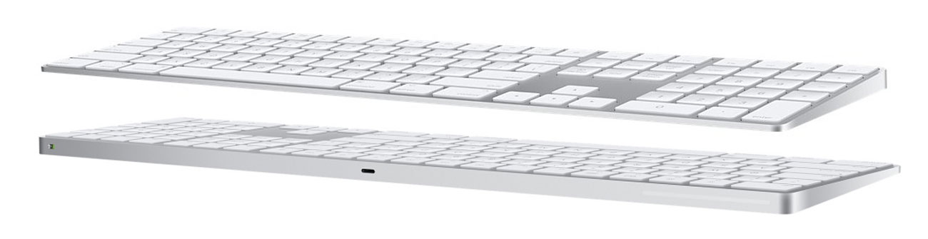 Apple Magic Keyboard mit Ziffernblock weiß