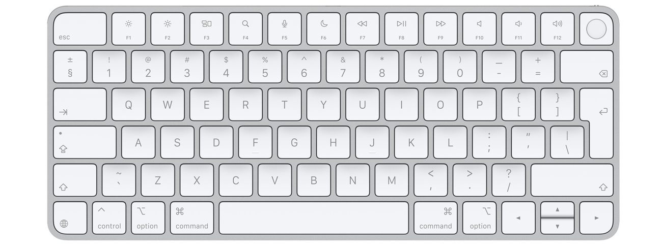 Apple Magic Keyboard Touch ID US Int. weiß