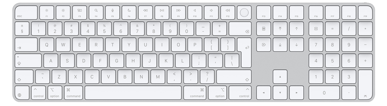 Apple Magic Keyboard Touch ID Ziffernblock US Int. schwarz