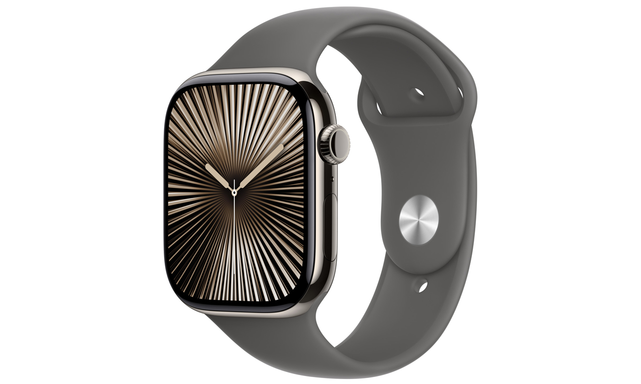 Sportarmband für Apple Watch 44-49 mm M/L Gebirgsgräue - Gesamtansicht