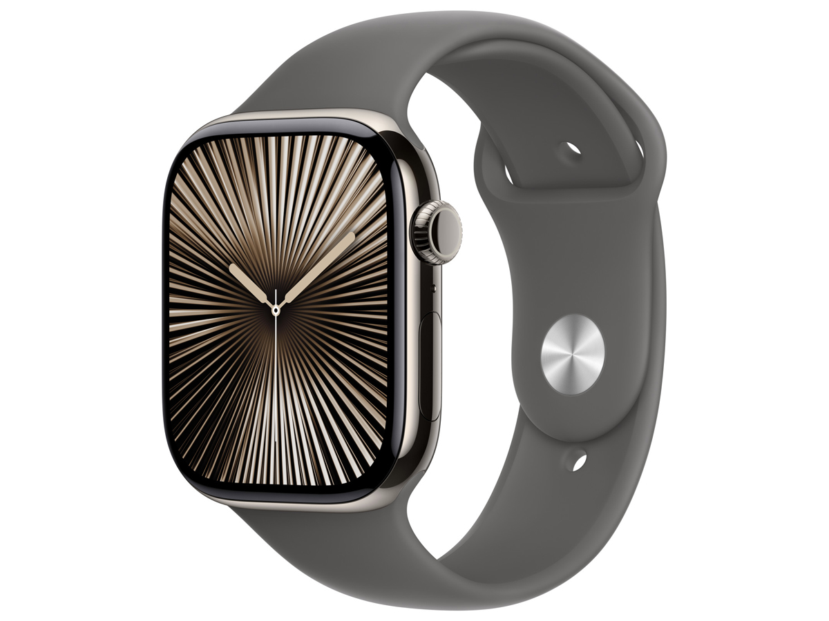 Sportarmband für Apple Watch 44-49 mm M/L Gebirgsgräue - Gesamtansicht