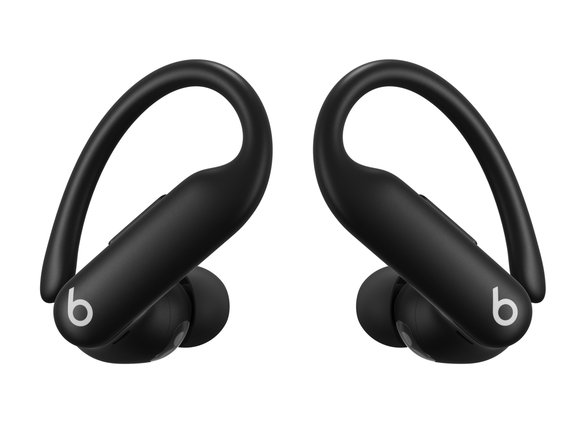 Apple Powerbeats Pro 2 Kopfhörer Unübertroffenes Schwarz - Ansicht des linken und rechten Kopfhörers