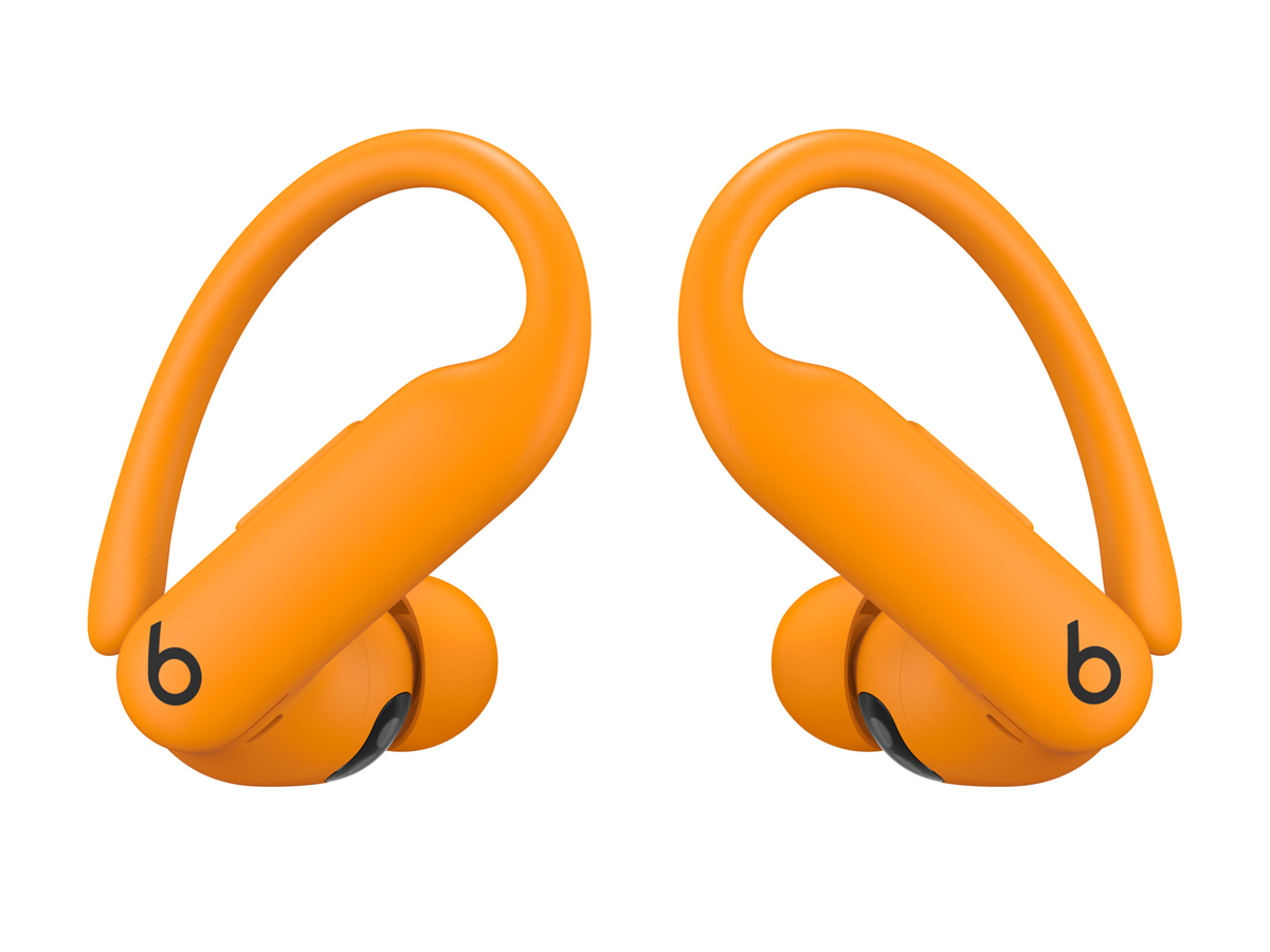Apple Powerbeats Pro 2 Kopfhörer Elektrisierendes Orange - Ansicht des linken und rechten Kopfhörers