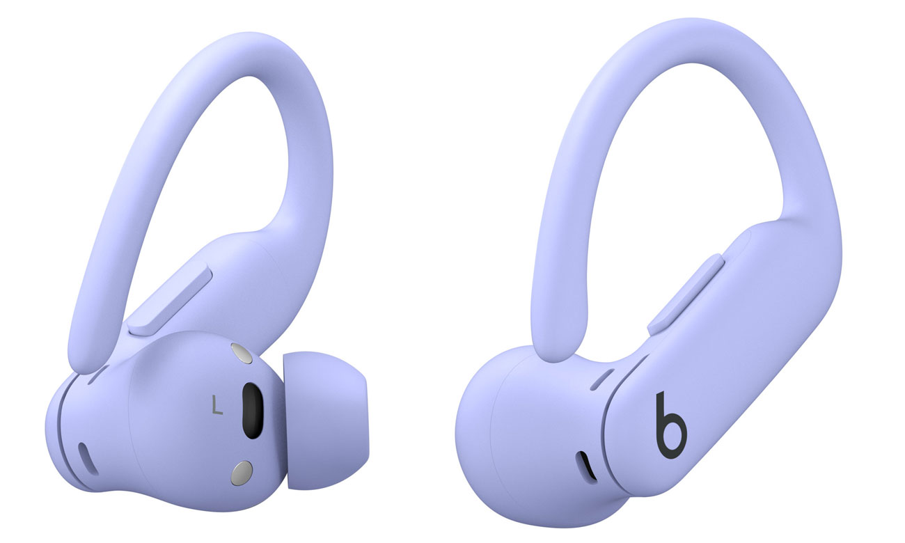 Apple Powerbeats Pro 2 Kopfhörer Hiperfiolet - Ansicht der linken und rechten Kopfhörer