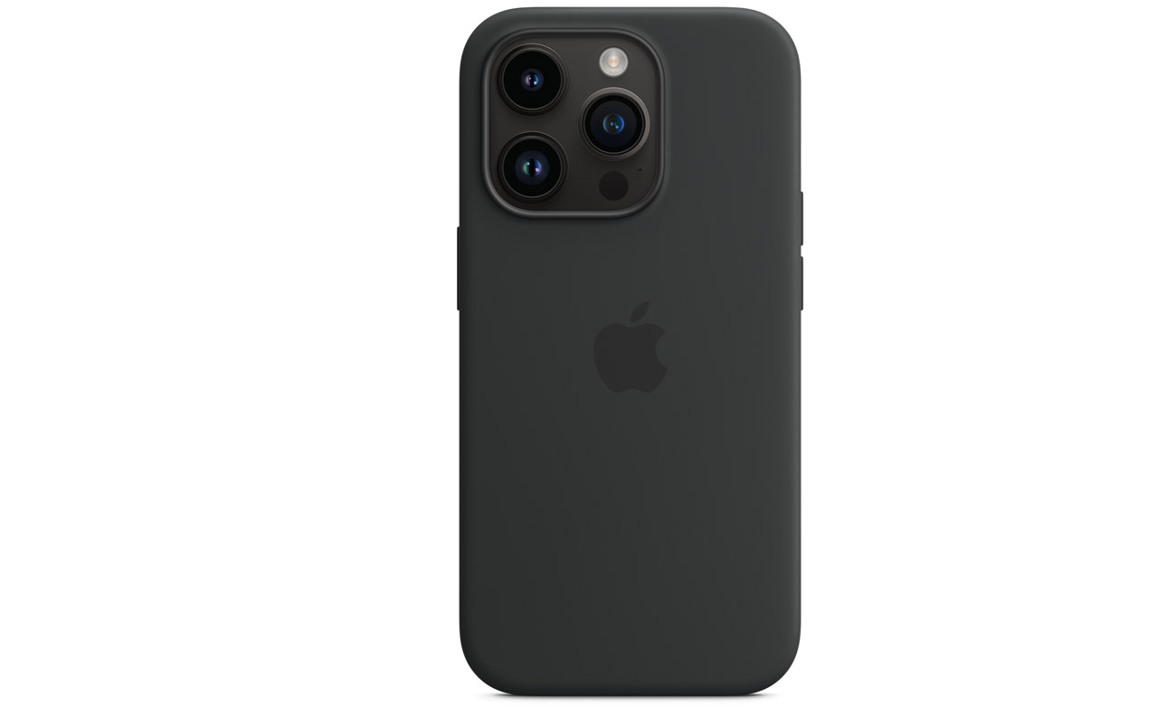 Silikonhülle mit MagSafe iPhone 14 Pro Mitternacht