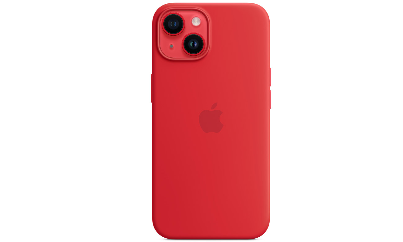 Silikonhülle mit MagSafe iPhone 14 (PRODUCT)RED