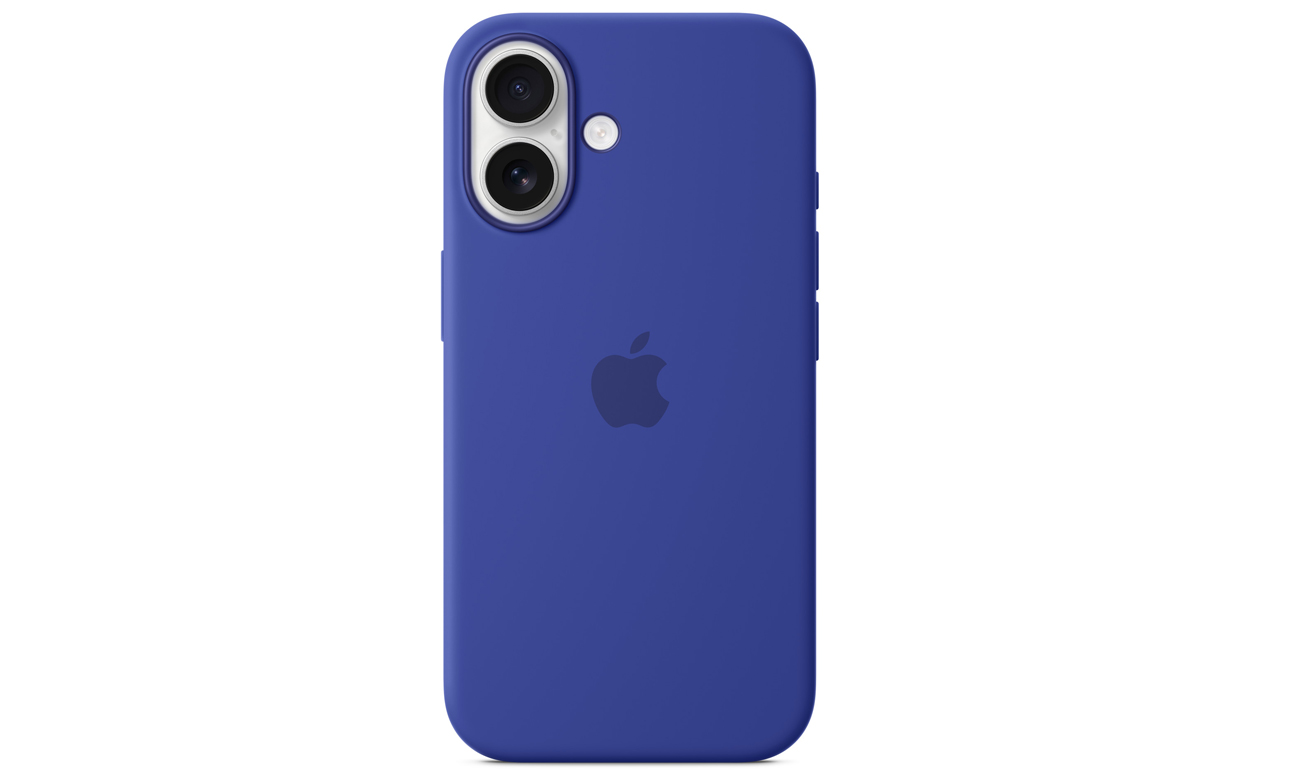 Silikonhülle MagSafe für Apple iPhone 16 Ultramarin - Gesamtansicht