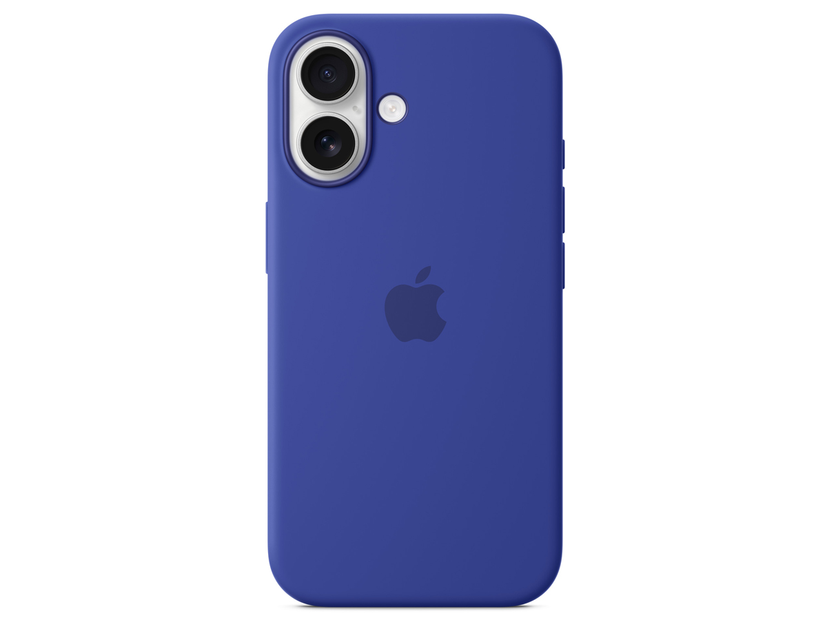Silikonhülle MagSafe für Apple iPhone 16 Ultramarin - Gesamtansicht