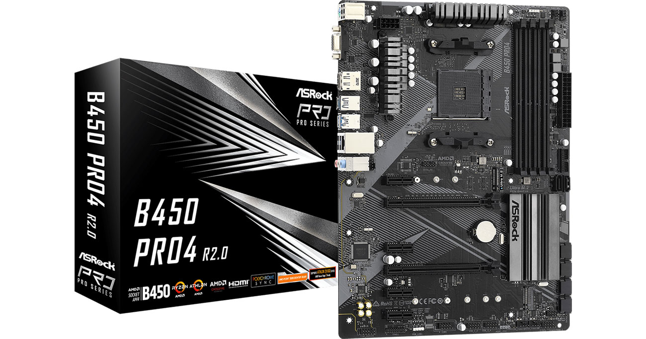 ASRock B450 PRO4 R2.0 Płyta główna box