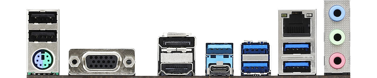 ASRock B450 PRO4 R2.0 Porty