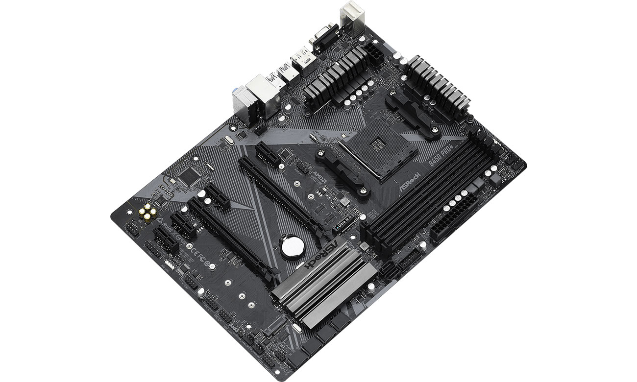 ASRock B450 PRO4 R2.0 Złącza