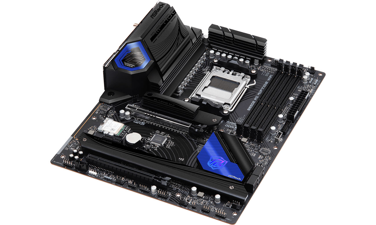 ASRock B650E PG RIPTIDE WIFI Złącza