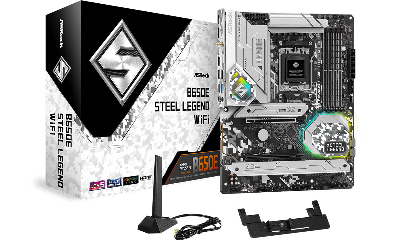 ASRock B650E STEEL LEGEND WIFI Płyta główna box