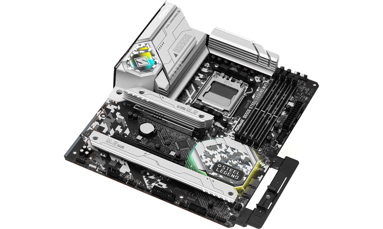 ASRock B650E STEEL LEGEND WIFI Złącza