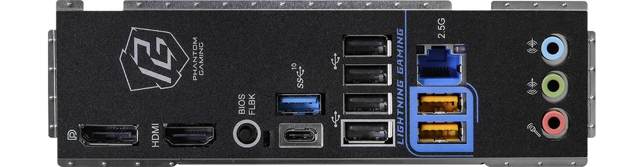 ASRock B650M PG RIPTIDE Anschlüsse