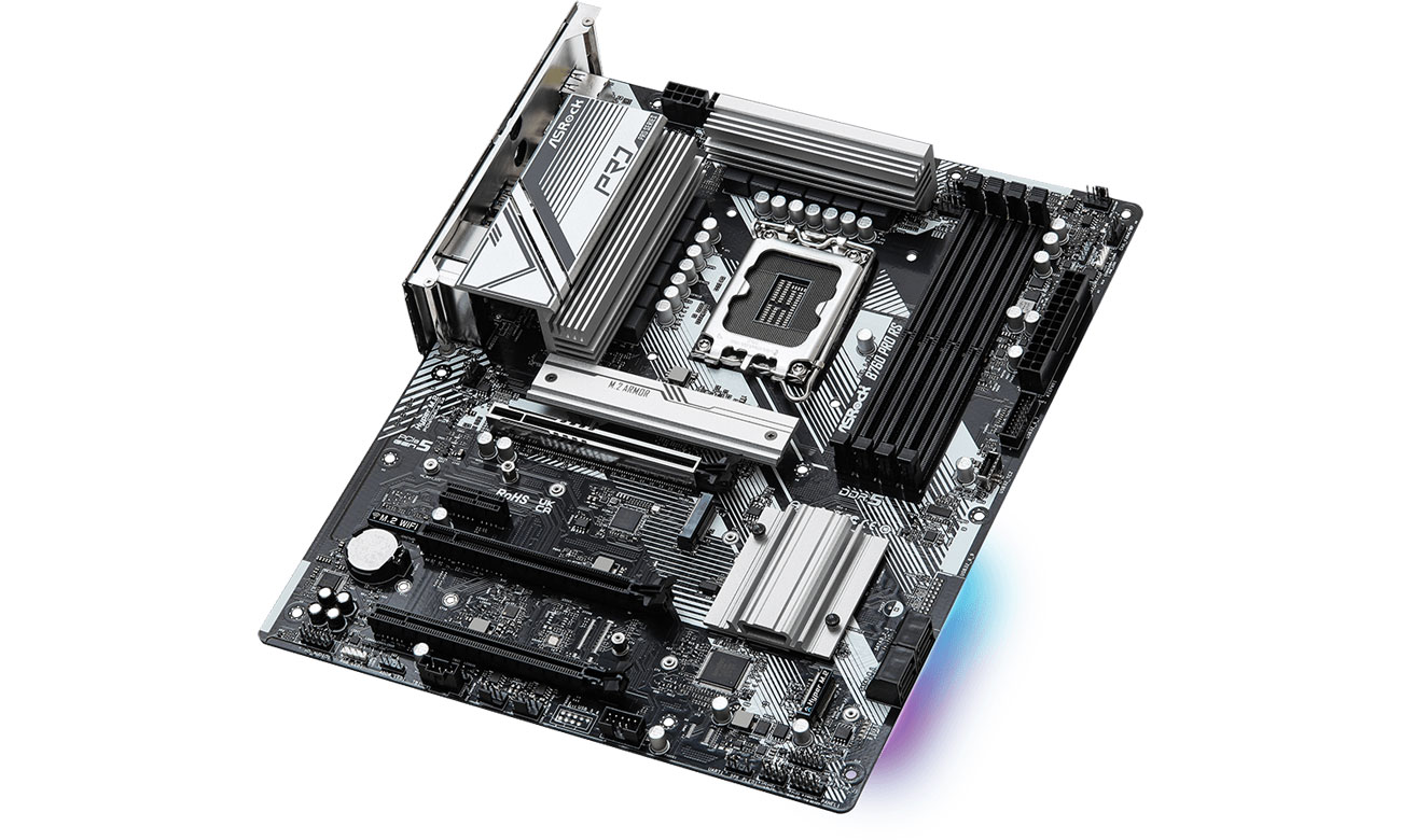 ASRock B760 Pro RS Złącza