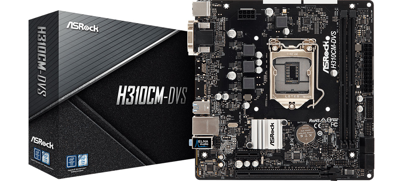 Płyta główna Socket 1151 ASRock H310CM-DVS