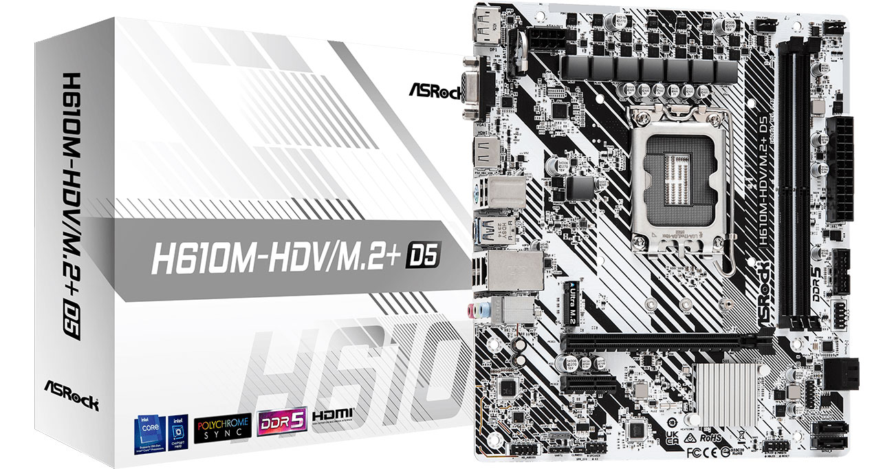 ASRock H610M-HDV/M.2+ D5