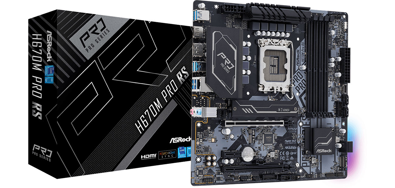 ASRock H670M Pro RS DDR4
