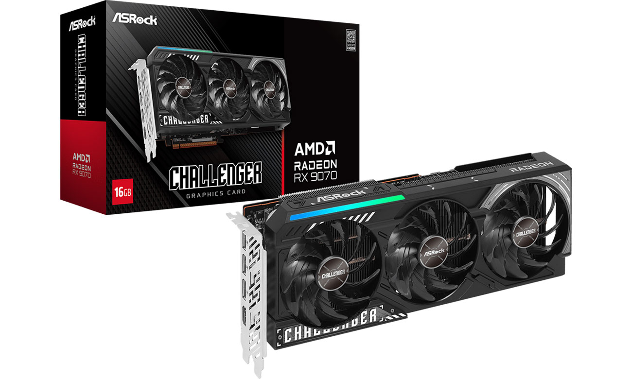 ASRock Radeon RX 9070 Challenger 16 GB GDDR6