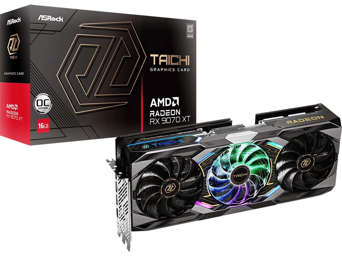 ASRock Radeon RX 9070 XT Taichi OC 16 GB GDDR6