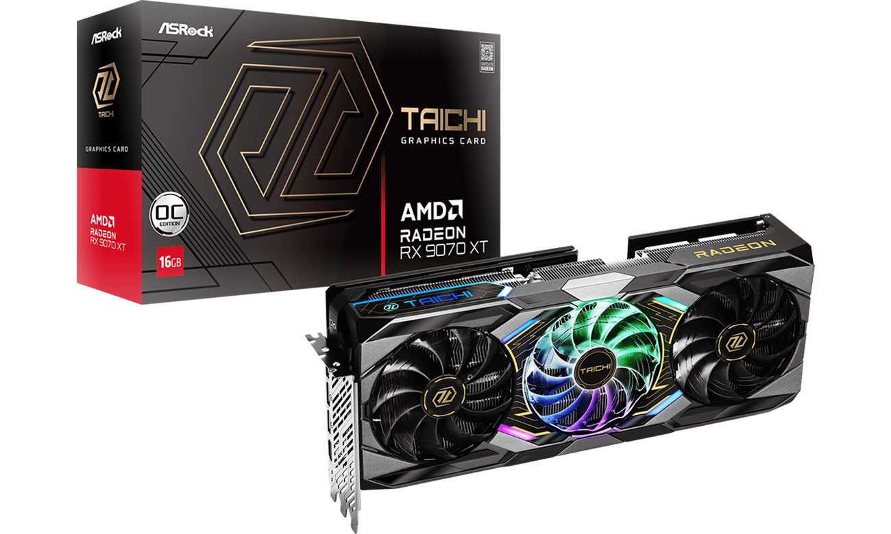 ASRock Radeon RX 9070 XT Taichi OC 16 GB GDDR6