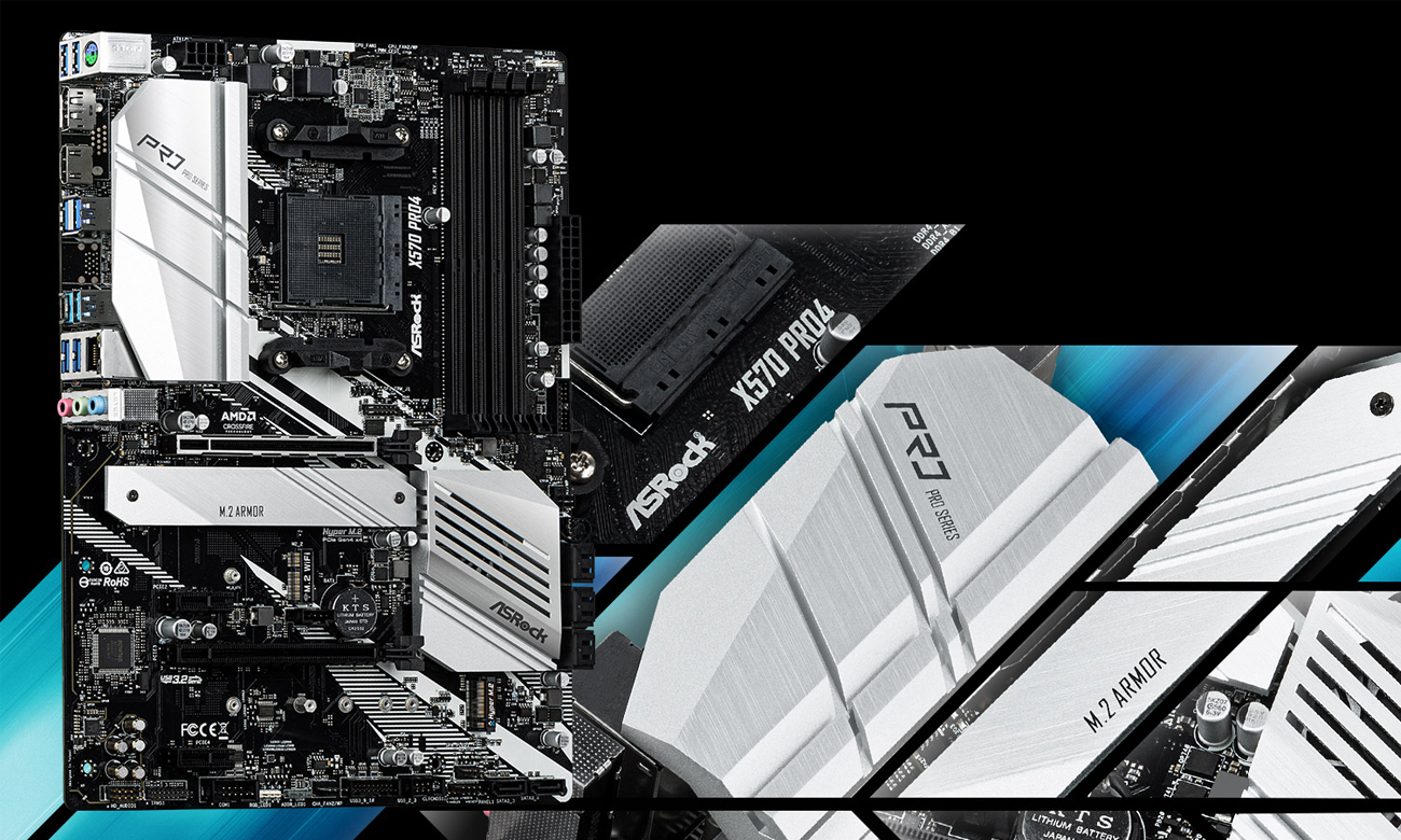 Płyta główna ASRock	X570 Pro4